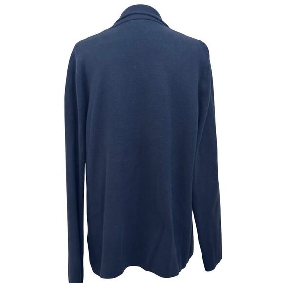 J. Crew Factory Schoolboy Sweater Jacket, black, XXL, academia, old money, soft - Picture 3 of 5